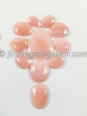 Pink Opal Rose Cut Slices